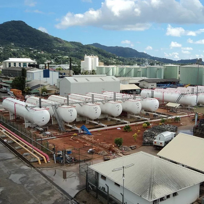 LPG-Gasspeicher aus Kohlenstoffstahl mit einer Kapazität von 100 cbm