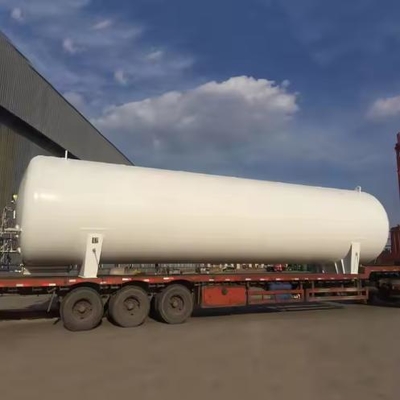 100m3 Horizontal Cryogenic Liquid N2 Storage Tank 0.8MPa