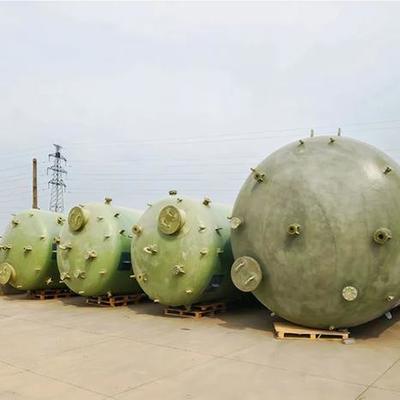 Horizontaler doppelwandiger unterirdischer Kraftstofflagertank 10-200m3