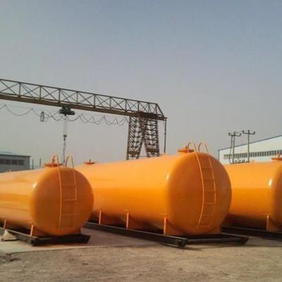 Horizontaler doppelwandiger unterirdischer Kraftstofflagertank 10-200m3