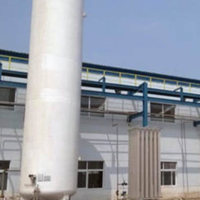 100m3 Horizontal Cryogenic Liquid N2 Storage Tank 0.8MPa