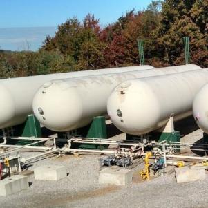 10m3 vertikaler kryogener Flüssigsauerstoffspeicher 1,6 MPa 304 Edelstahl