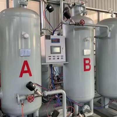 PSA Nitrogen Generator with 0.1-0.65Mpa Pressure and 30Nm3/h Output Capacity Featuring PLC Control