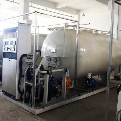 10m3 rutschen Selbst-LP 220 Volt der Gas-Tankstelle-Q345R angebracht