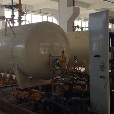 Gleiter angebrachte Stationen 2.5mpa, 50000 Liter LPG-Gleiter-Tankstelle LPG Autogas