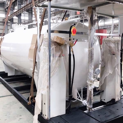 2000 Liter LPG-Gleiter-Station