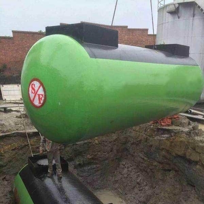 5 Fiberglas-Doppelschicht des Kubikmeter-Brennölsammelbehälter-20cbm