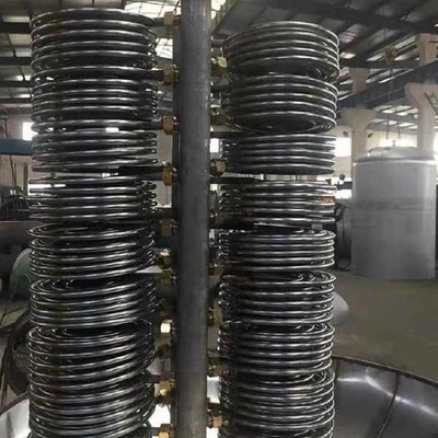 Kupferner gerippter Spulen-StahlWärmetauscher 200v 1.6MPa